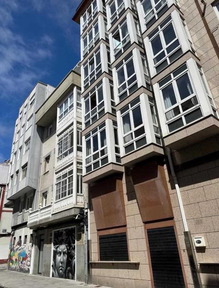 Apartamento Montaltino 4 - Con Garaje - Centrico, Cuidado, Acogedor - Cerca Playas A Coruña Exterior foto